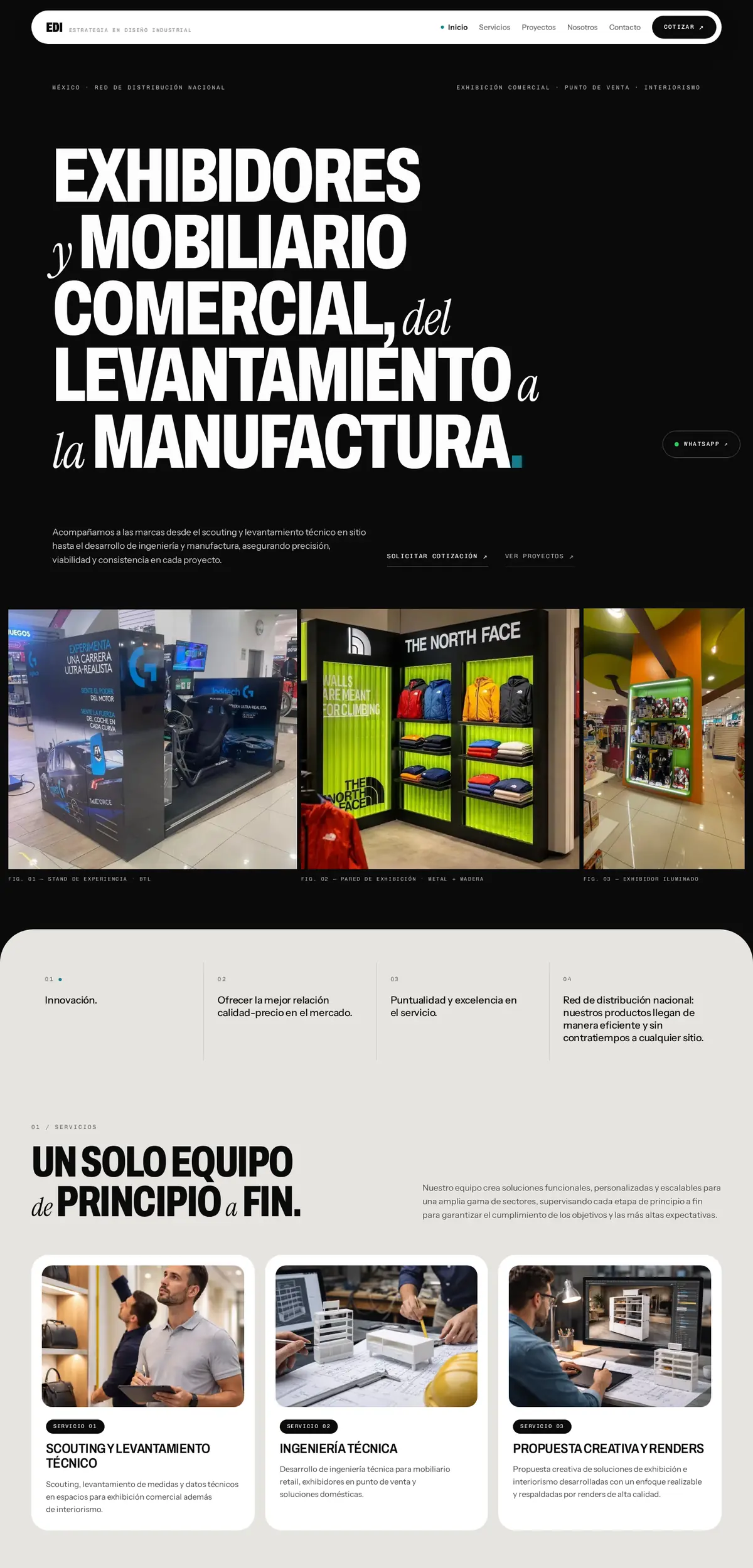 Página de inicio de edidesign.com.mx
